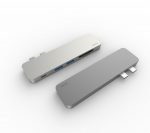 WIWU T8 Lite 5in1 Type-C Hub Adapter COMPATIBLE FOR MAC - Silver - Image 3