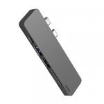 WIWU T8 Lite 5-in-1 Type-C Hub Adapter COMPATIBLE FOR MAC – Grey