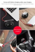 Dacom K6H Earphone Bluetooth 4.2 for IPhone & Andriod Black Color - Image 9