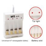 Rechargeable Battery Quick Charge Adapter USB 4 Slots Output Battery Charger Battery Charging Tool For AAAAA + 4 Rechargeable batteries - Image 5