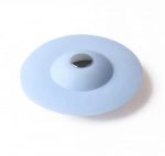Silicone Bathtub Drain Plug Cover And Strainers - Blue