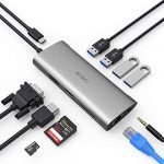 WIWU USB C Hub,11-in-1 Multiport Adapter Compatible for MacPro - Gray - Image 4