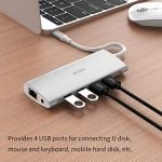 WIWU USB C Hub,11-in-1 Multiport Adapter Compatible for MacPro - Gray - Image 2