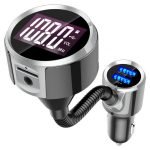 Fm Transmitter Car With Charger Car Mp3 Player Hands Free Car Kit - 4.2A Dual Port USB Car Charger - Image 6