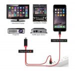 ⁦كابل HDMI & HDTV يشبك ويشحن مباشرة بدون اى اعدادات لجميع انظمة ابل 2 متر (عبوة المنتج تالفة فقط والمنتج في حالة جيدة)⁩ - الصورة ⁦5⁩