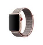 Bracelet Nylon 42mm For Apple Watch Pink Sand Color - Image 4