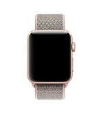 Bracelet Nylon 42mm For Apple Watch Pink Sand Color - Image 3