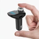 Fm Transmitter Car With Charger Car Mp3 Player Hands Free Car Kit – Dual Port USB Car Charger – TF Card - Image 7