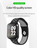 F9 Smart Watch Full Touch Screen, Massages & Calls Compatible with Android and iOS Black & Gray Color - Image 5