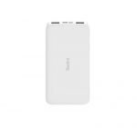 Xiaomi Redmi Power Bank 10000mAh Dual USB Input Output Two-way Charging Portable Charger - White