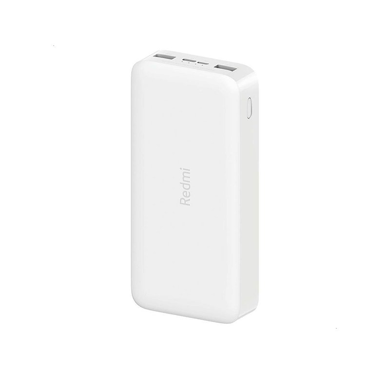 item_XXL_125761106_ae2b019c58d28 Xiaomi Redmi Power Bank 20000mAh Dual USB Input Output Two-way Charging Portable Charger - White - Image 1