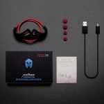 Dacom G06 IPX5 Bluetooth Wireless Sport Sweat Resistant Earbuds Black & Red Color - Image 4