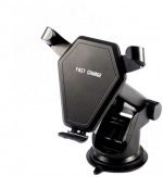 شاحن سيارة لاسلكي وحامل للجوال معا للاجهزة ذات خاصية الشحن اللاسلكي