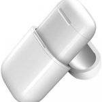 Wireless Charging Headset Smart Case Cover For Apple AirPods - White Color