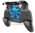 دراع تحكم الالعاب ببجي و فورت نايت مع مروحة تبريد لجميع الهواتف