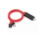 HDTV Cable HDMI HD Video Adapter 1080P Smart Converter Cable for Apple, Android and IPhone HD Plug and Play - 1m - Image 4