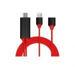 HDTV Cable HDMI HD Video Adapter 1080P Smart Converter Cable for Apple, Android and IPhone HD Plug and Play - 1m - Image 3