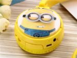 Minions Wireless Bluetooth Headset – Microphone – FM Radio – Memory Card Slot – Foldable Compatible with mobile and computer - Image 2