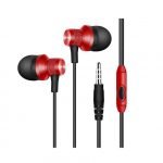 JP-30 Stereo Headset With Remote and Mic Red Color