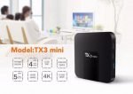 Android Smart TV Box TX3mini 2GB / 16GB Android 7.1 Ultra 4K WiFi - LAN - Bluetooth - USB - HDMI - Card Slot - Image 3