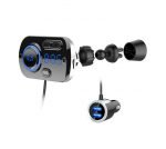 Fm Transmitter Car With Charger Car Mp3 Player for car hands free receiver Car Kit with Mic - TF Card - USB Drive - AUX Play for iPhone,iPad and Other Android Phones - BC49BQ - Image 5