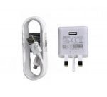 ⁦بيدو شاحن منزل جداري ثلاثي سريع مع كابل ميكرو⁩ - الصورة ⁦3⁩