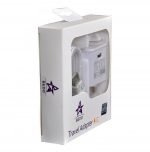 ⁦بيدو شاحن منزل جداري ثلاثي سريع مع كابل ميكرو⁩ - الصورة ⁦2⁩