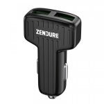 Zendure Quick Charge Dual USB Car Charger Black Color