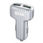 Zendure Quick Charge Dual USB Car Charger Silver Color
