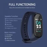 M5 Smart Watch Touch Screen Compatible with Android and iOS - Blue - Image 4