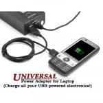 100W Universal AC/DC Power Charger Adapter With USB Port & DC Car Plug - Image 8