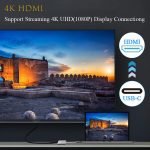 USB-C to HDMI Adapter 4K with USB 3.0 Port and USB C Charging Port Compatible for MacBook - HC-04B - Image 8