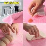 Silicone Baking Mat & Pizza - 45 x 64 cm - Pink - Image 2