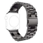 ⁦سوار ستانلس ستيل 42 مم لساعة ابل واتش لون أسود⁩ - الصورة ⁦7⁩