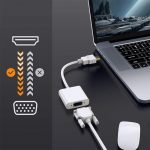 ⁦محول من اتش دي ام اي الي فيجا 1080 بيكسل - أبيض⁩ - الصورة ⁦3⁩