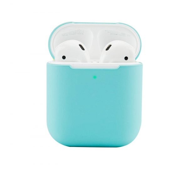 Protective Silicone AirPods Case separate head Turquoise Color