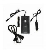 100W Universal AC/DC Power Charger Adapter With USB Port & DC Car Plug