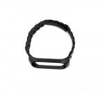 ⁦سوار معدني لساعات شومي باند 3 و 4 لون أسود⁩ - الصورة ⁦5⁩