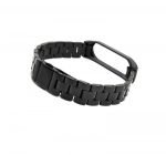 ⁦سوار معدني لساعات شومي باند 3 و 4 لون أسود⁩ - الصورة ⁦2⁩