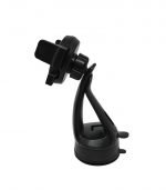 Mobile holder Auto Close For car installed in the glass or the dashboard for easy and safe talking and driving - Black - Image 3
