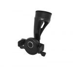 Mobile holder Auto Close For car installed in the glass or the dashboard for easy and safe talking and driving - Black - Image 2