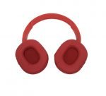 ⁦بوي سماعة رأس لاسلكية بلوتوث قابلة للطي متوافق مع الموبايل والكمبيوتر لون أحمر⁩ - الصورة ⁦2⁩