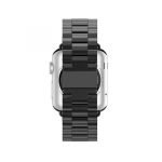 ⁦سوار ستانلس ستيل 42 مم لساعة ابل واتش لون أسود⁩ - الصورة ⁦6⁩