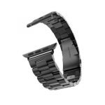 ⁦سوار ستانلس ستيل 38 مم لساعة ابل واتش لون أسود⁩ - الصورة ⁦4⁩