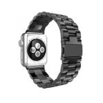 ⁦سوار ستانلس ستيل 42 مم لساعة ابل واتش لون أسود⁩ - الصورة ⁦3⁩