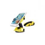 Mobile holder 360 Degree installed in the glass or the dashboard for easy and safe talking and driving -  B22 - yellow