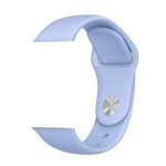 Bracelet silicone 38mm For Apple Watch Light Purple Color
