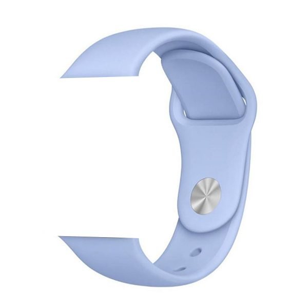 dfnyhd-1-600x600 Bracelet silicone 38mm For Apple Watch Light Purple Color - Image 1