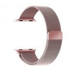 Magnetic Bracelet Stainless Steel 38mm For Apple Watch Pink Color