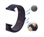 Bracelet Nylon 38mm For Apple Watch indigo Color - Image 4